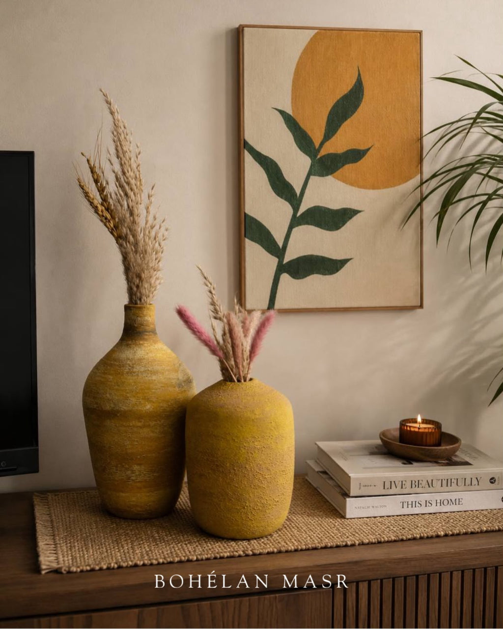 Golden hour vases