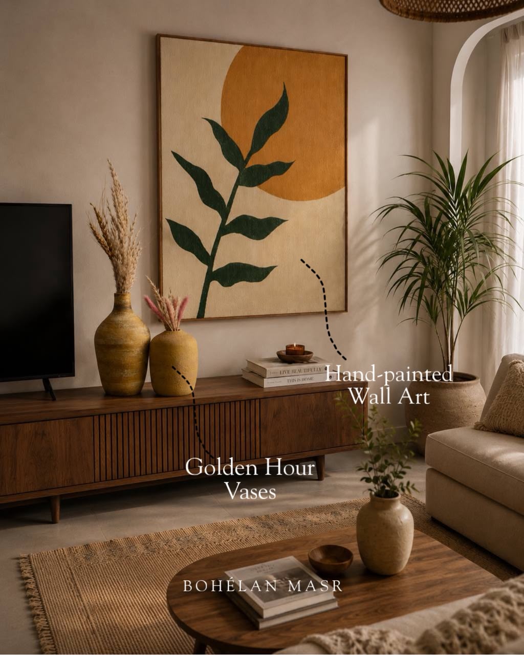 Golden hour vases