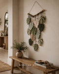 Leaves wall hanging Macramé