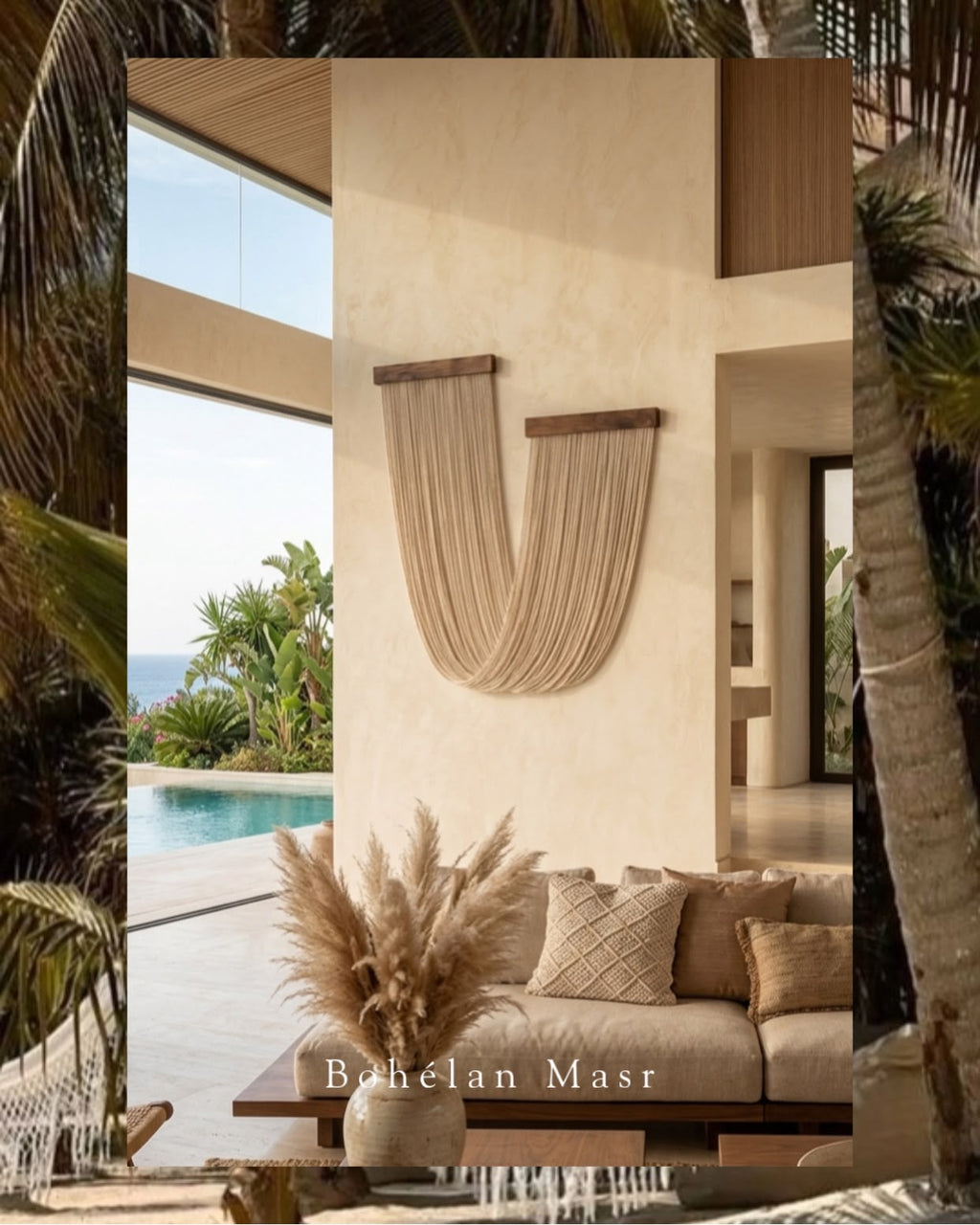 Desert Arc wall hanging Macramé