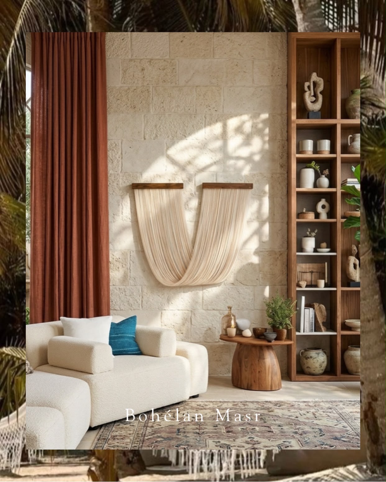 Desert Arc wall hanging Macramé