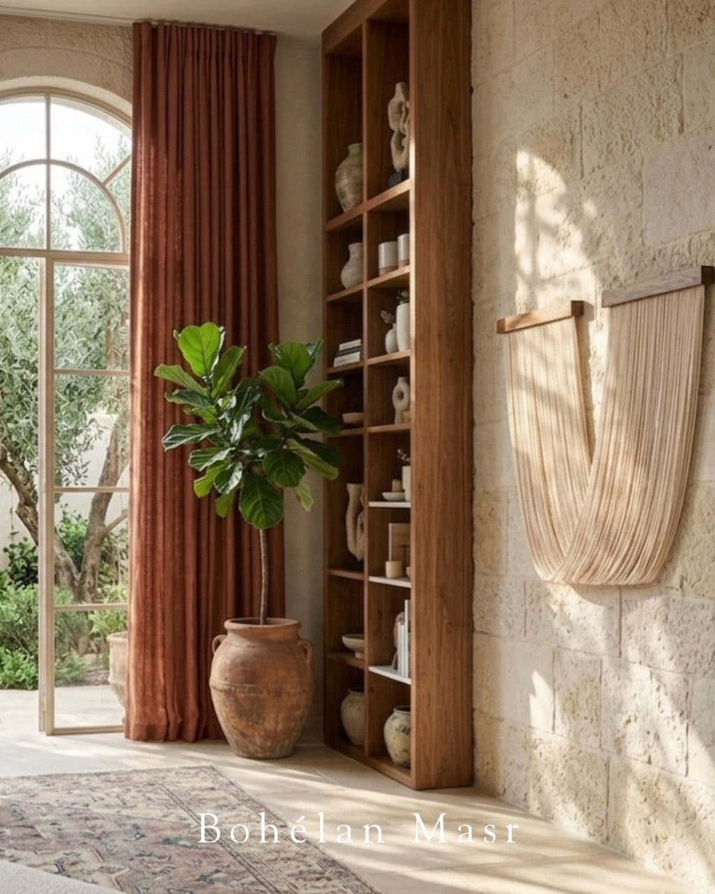 Desert Arc wall hanging Macramé