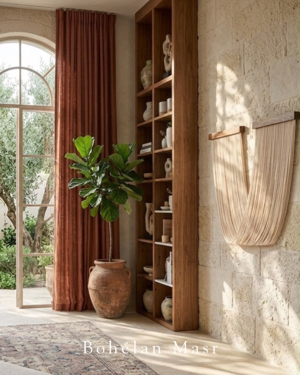 Desert Arc wall hanging Macramé