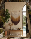 SUNSET VEIL Wall Hanging Macramé