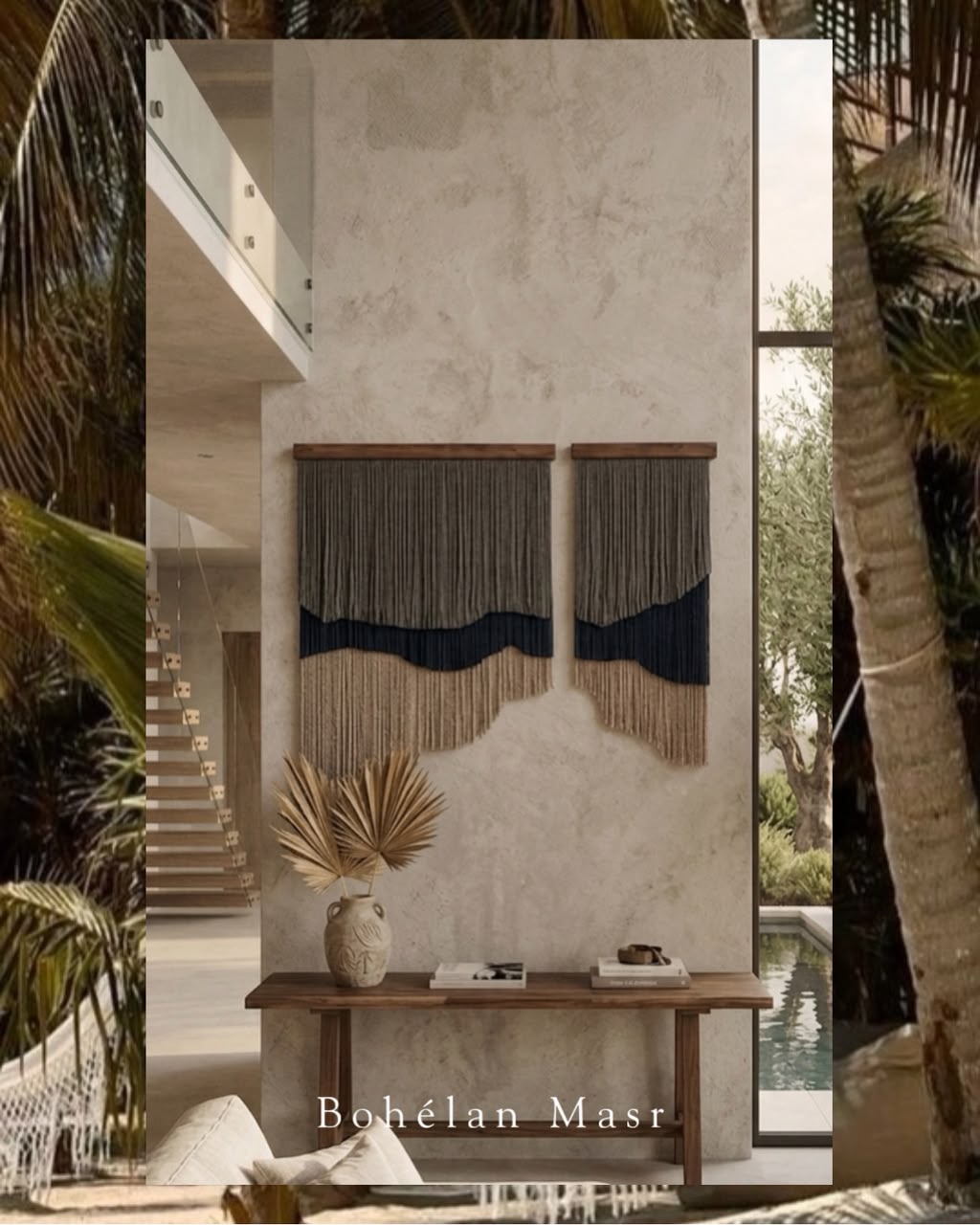 Tidewoven wall hanging macrame