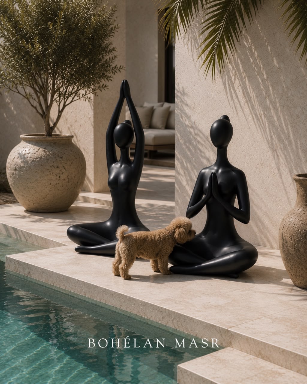 Yoga sculptures set