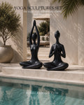 Yoga sculptures set
