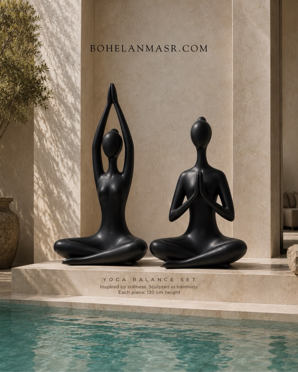 Yoga sculptures set