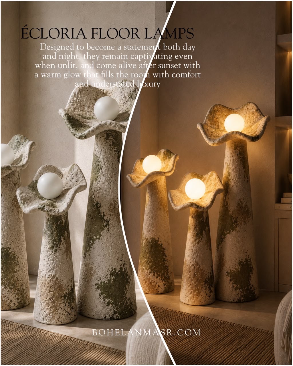 ÉCLORIA FLOOR LAMPS set