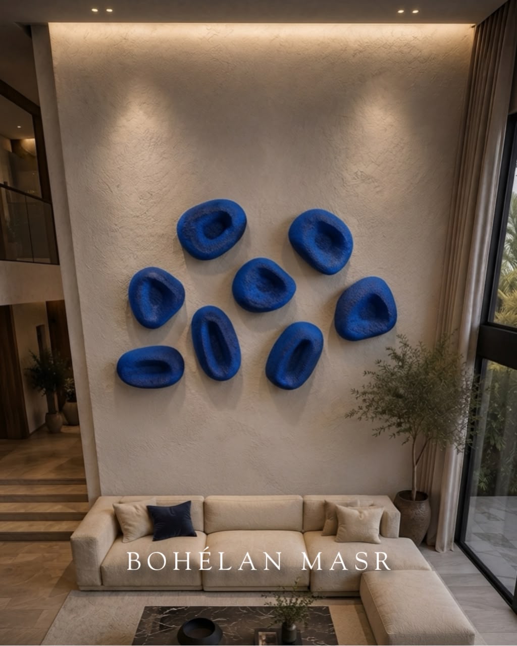 Blue Drift Wall Art Collection