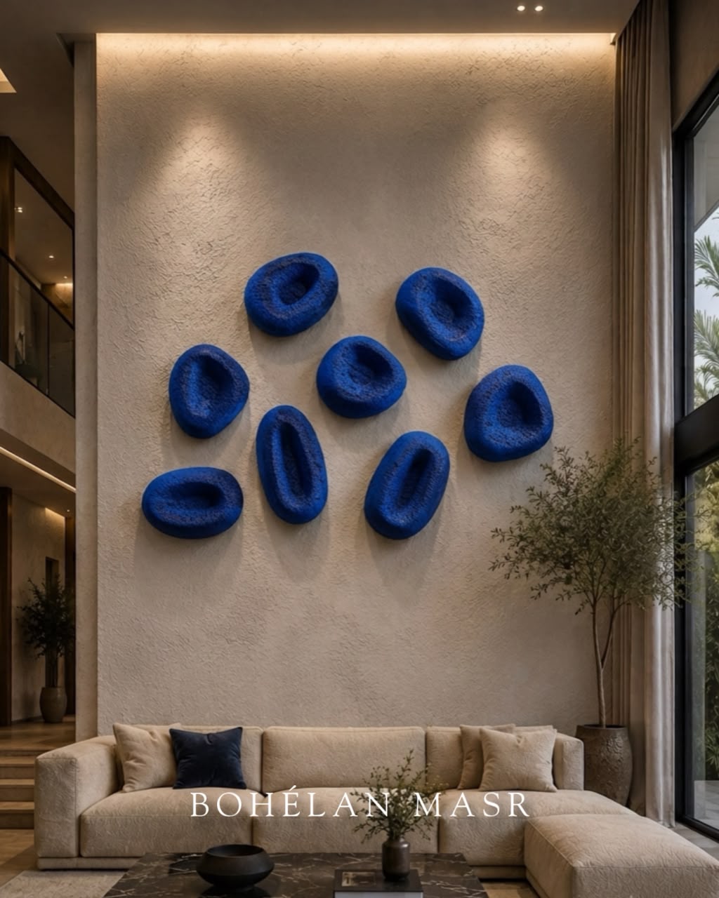 Blue Drift Wall Art Collection