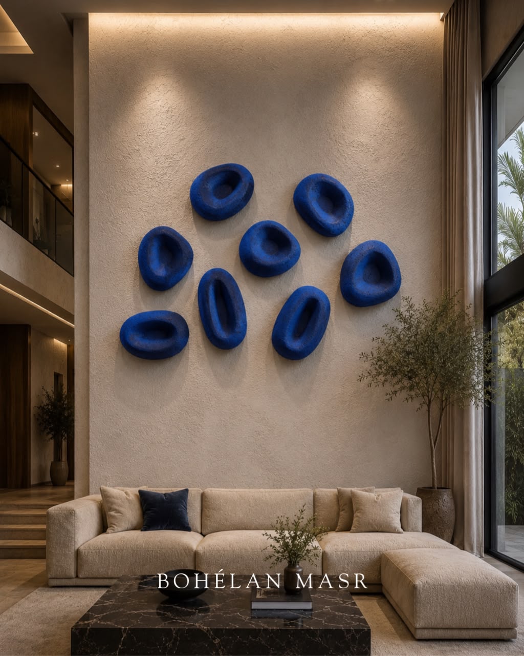 Blue Drift Wall Art Collection