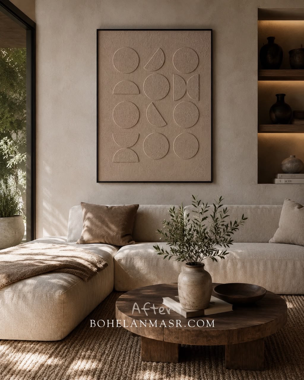 Luna Relief wall art