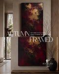 Crimson Veil Wall Art
