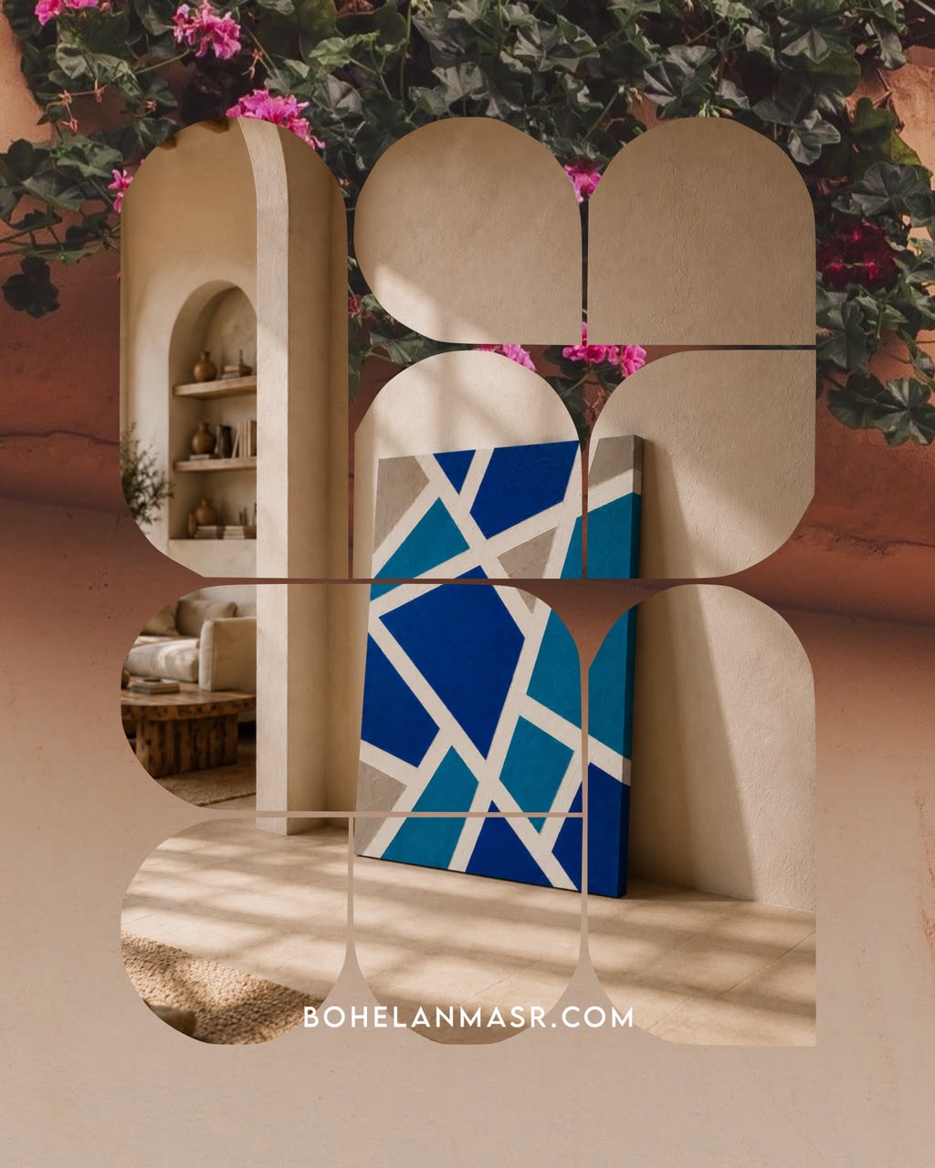 Azure Intersections wall art