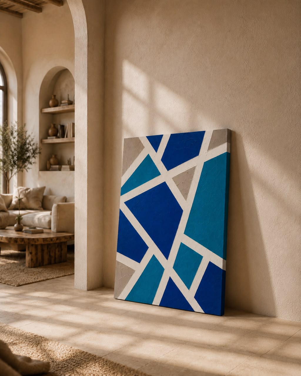 Azure Intersections wall art