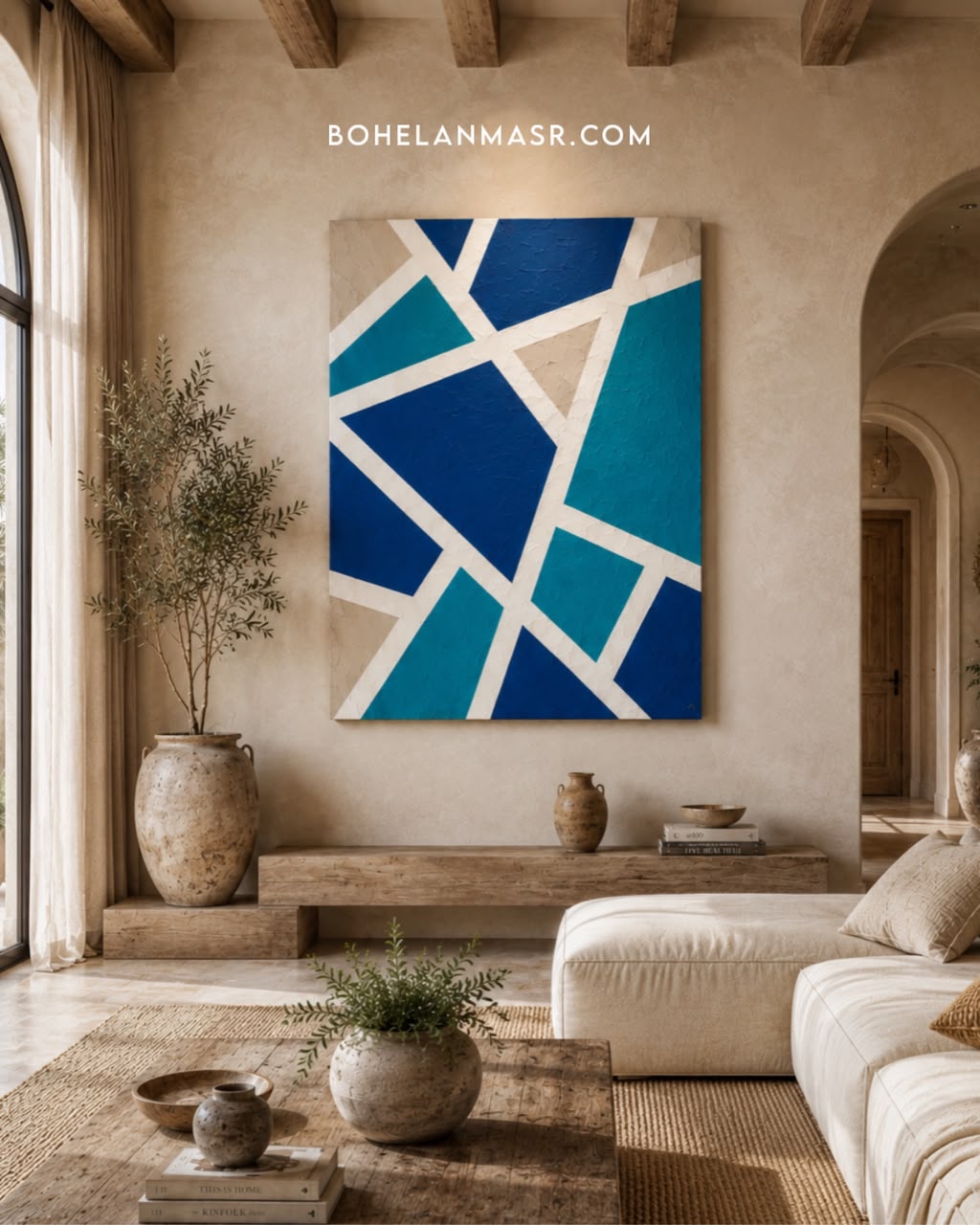 Azure Intersections wall art