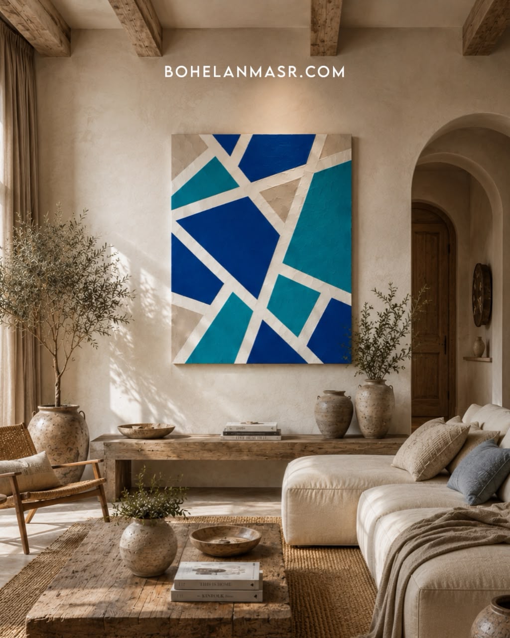Azure Intersections wall art