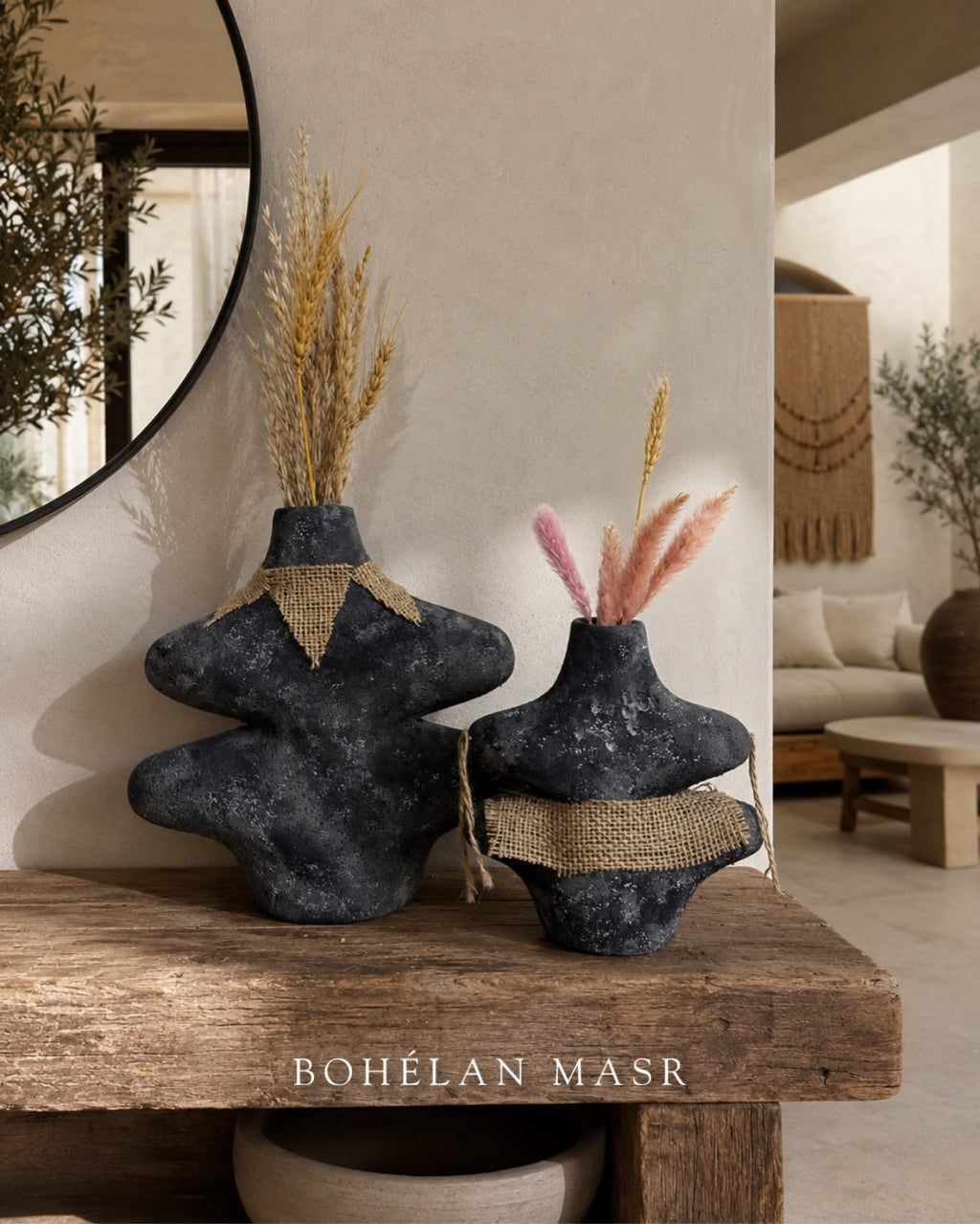 EARTH BOUND DUO vases