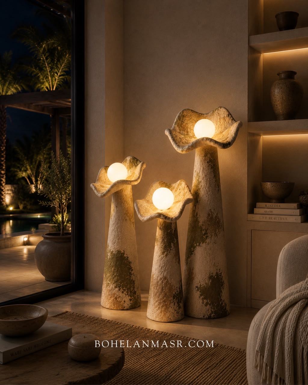 ÉCLORIA FLOOR LAMPS set